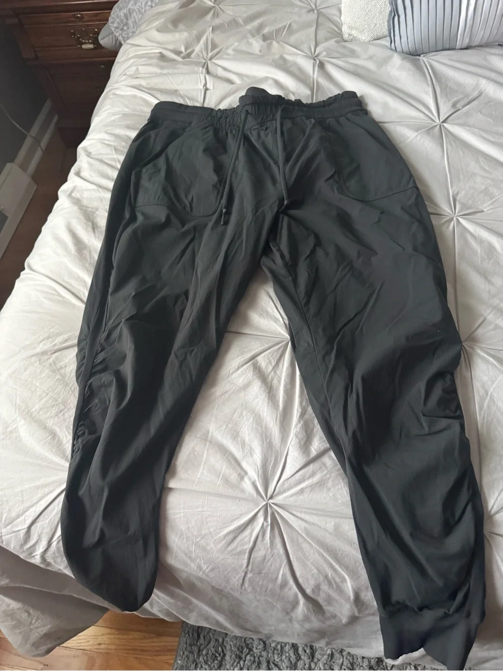 Woman’s Lululemon gray Track Pants - Elastic Waist Joggers